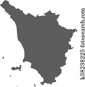 Map - Tuscany (Italy) Map - Tuscany (Italy)