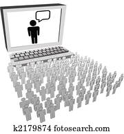 soziales, vernetzung, publikum, leute, uhr, computermonitor soziales, vernetzung, publikum, leute, uhr, computermonitor