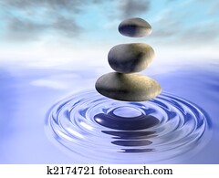 Stones and water Stones and water
