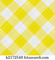 שולחן צהוב, בד