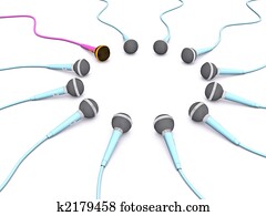 大约, 话筒, group., 3d