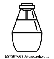 Air humidifier icon, outline style Air humidifier icon, outline style