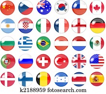 big set of national flag buttons big set of national flag buttons