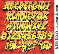 comics style alphabet collection se comics style alphabet collection se