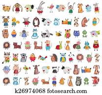 Mega collection of cartoon pets Mega collection of cartoon pets