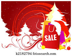 Christmas Shopping Stock Illustration | Our Top 1000+ Christmas