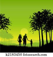 משפחה הולכת