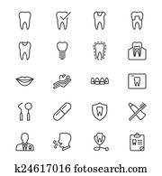 של השיניים, רזה, איקונים