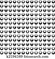 170, איקונים, set170, איקונים, קבע