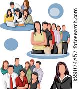 business people business people