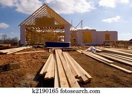 casa nueva, bajo construcción