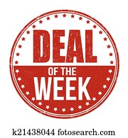 Deal of the week stamp Deal of the week stamp