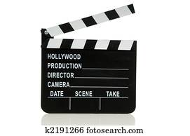 Hollywood Movie Clapboard Hollywood Movie Clapboard