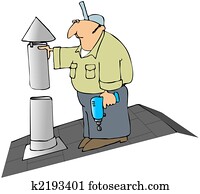 Installing A Furnace Flue Cap Installing A Furnace Flue Cap