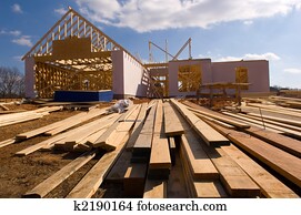 New house under construction