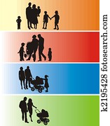 Silhouette Family Silhouette Family