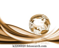 Abstract globe Abstract globe