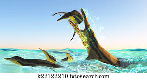 Kronosaurus Marine Reptile Attack Kronosaurus Marine Reptile Attack