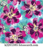 Seamless repeat flower Seamless repeat flower