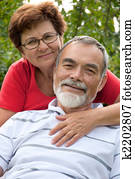 Senior couple relaxing Senior couple relaxing