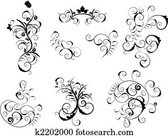 set of victorian elements