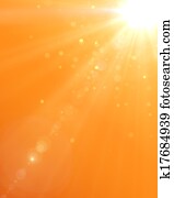 Summer background with a magnificent sun burst Summer background with a magnificent sun burst