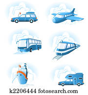 Transport & Travel icons Transport & Travel icons