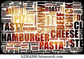 אוכל, תפריט