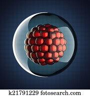 A micro cell scientific illustration