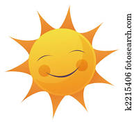 Cartoon Sun Face Cartoon Sun Face