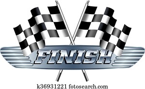 Checkered, Chequered Flags Motor Ra