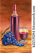 Grape and wine Grape and wine