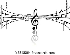 musical staff theme musical staff theme