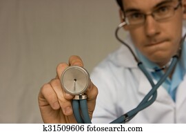 young resident doctor