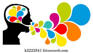 abstract speaker silhouette abstract speaker silhouette