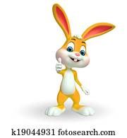 Illustration of Easter Bunny Illustration of Easter Bunny