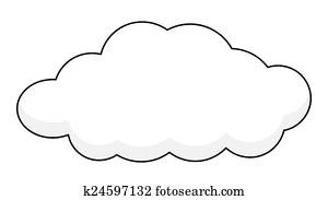Retro Cloud Banner Retro Cloud Banner