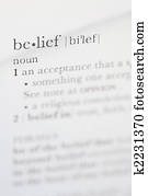 belief
