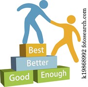 Help people good better best achievement Help people good better best achievement
