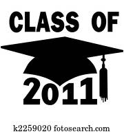 Class of 2011 College High School Graduation Cap Class of 2011 College High School Graduation Cap
