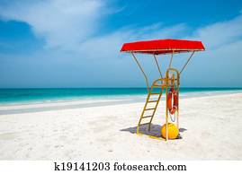 Life guard's post