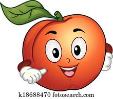 Peach Mascot Peach Mascot