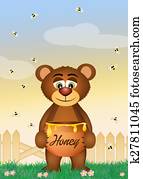 bear eat honey bear eat honey