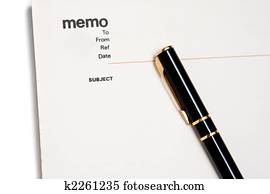 Blank memo pad notebook