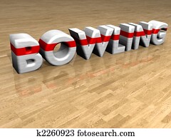 bowling on wooden parquet bowling on wooden parquet
