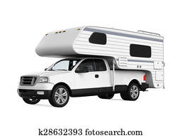 Camper Van Isolated Camper Van Isolated
