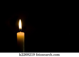 candle on black candle on black