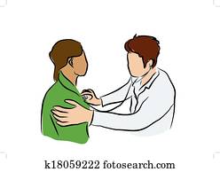 doctor with patient