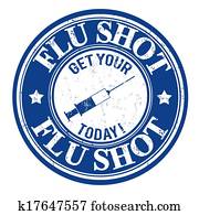 Flu shot stamp Flu shot stamp