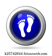 Foot print icon Foot print icon
